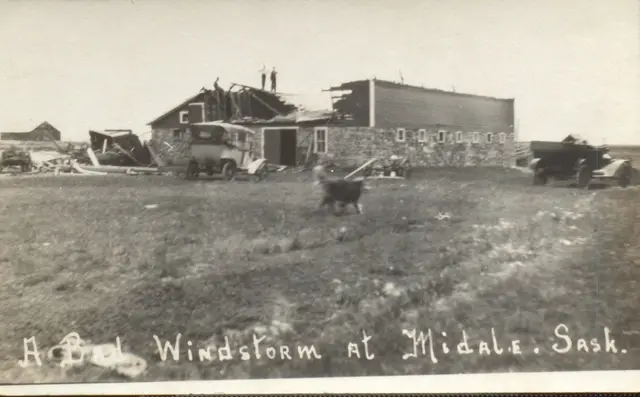 A bad windstorm at Midale